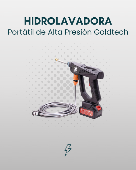 Hidrolavadora Portátil de Alta Presión Goldtech